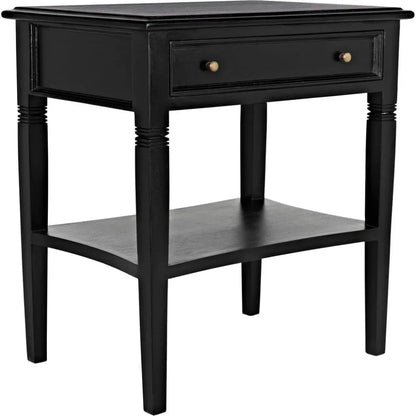 Oxford Single Drawer Wooden Side Table