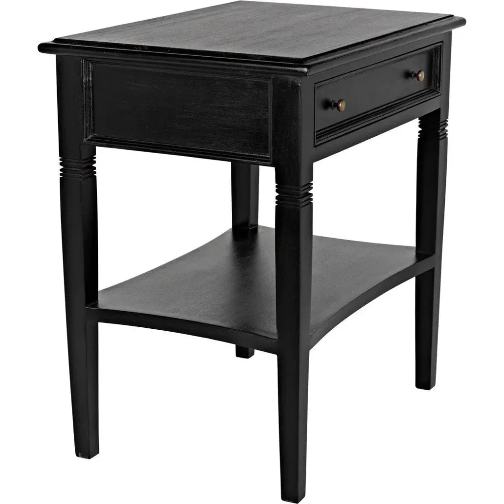Oxford Single Drawer Wooden Side Table