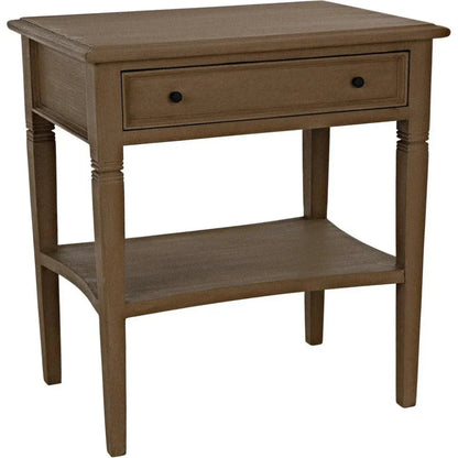 Oxford Single Drawer Wooden Side Table