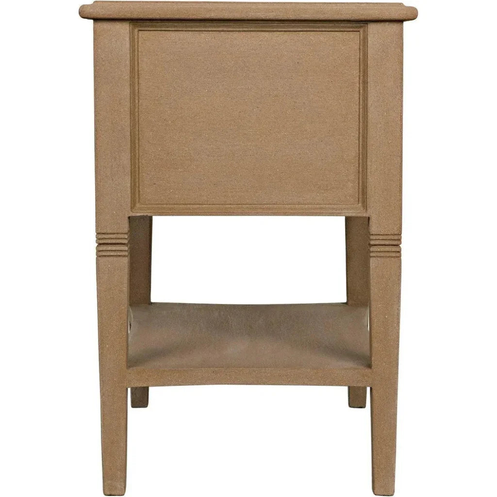 Oxford Two Drawers Wooden Side Table