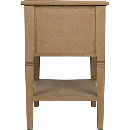 Oxford Two Drawers Wooden Side Table