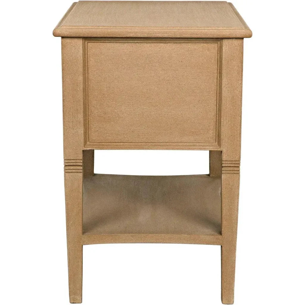 Oxford Two Drawers Wooden Side Table