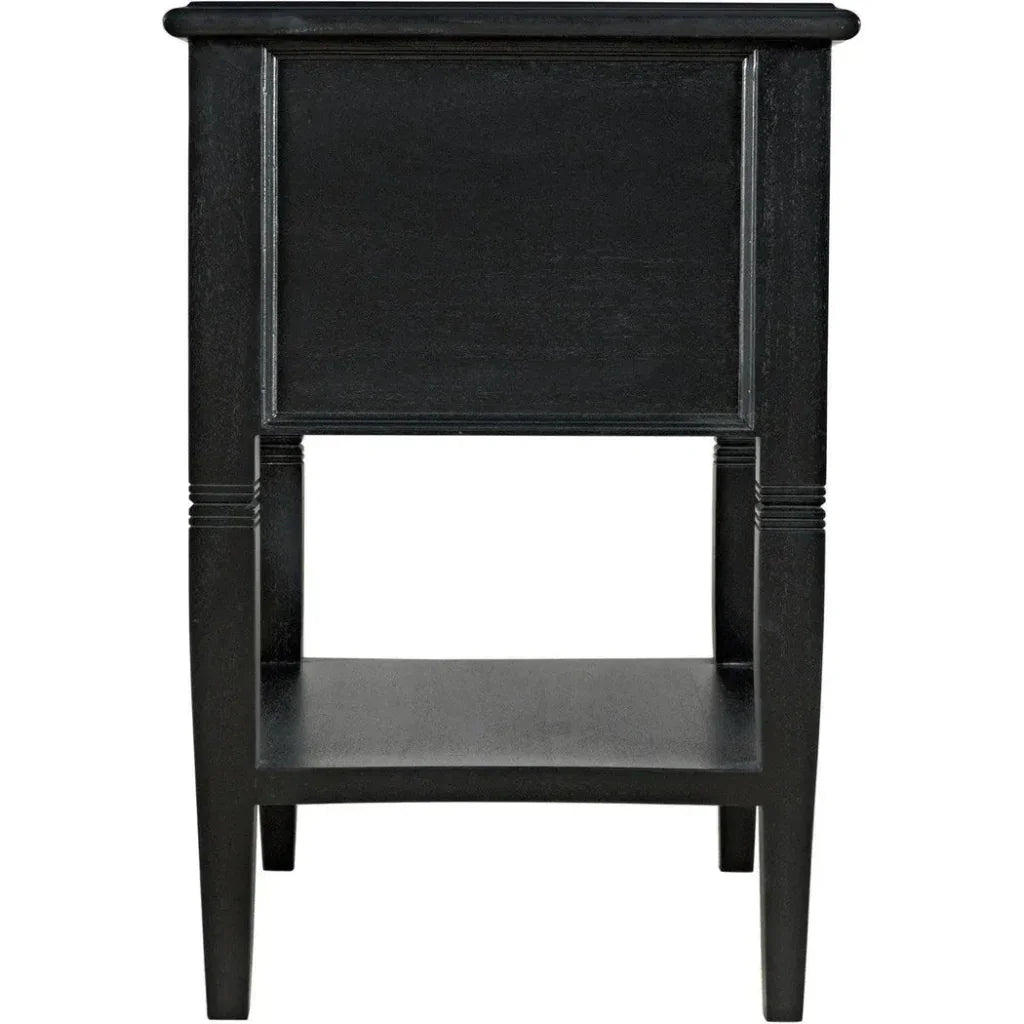 Oxford Two Drawers Wooden Side Table