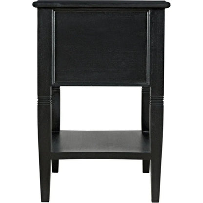 Oxford Two Drawers Wooden Side Table