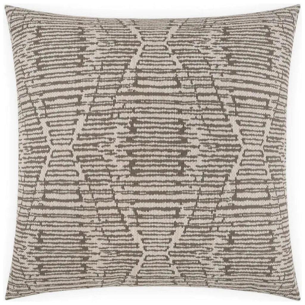 Ozetta Driftwood Brown Throw Pillow Insert - LOOMLAN - D.V. Kap - Throw Pillows