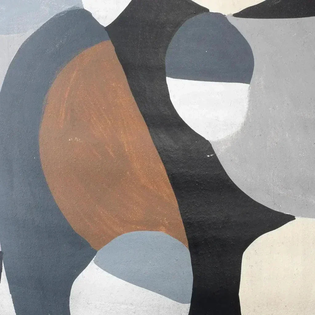 Pablo Multicolor Grey Tone Ceramic Vase