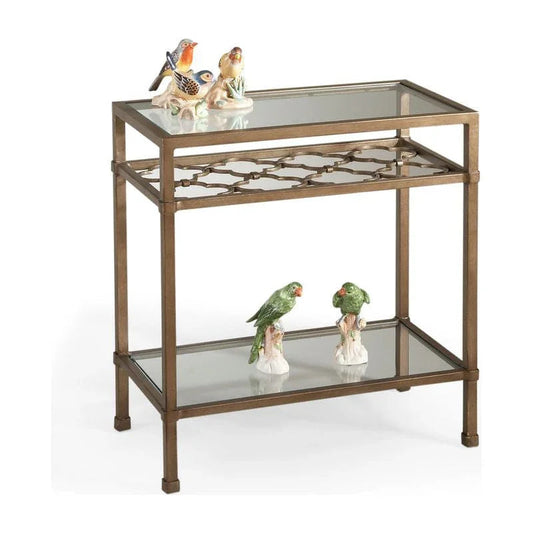 Pac Coast Metal Framed Side Table - LOOMLAN - Chelsea House - Side Tables