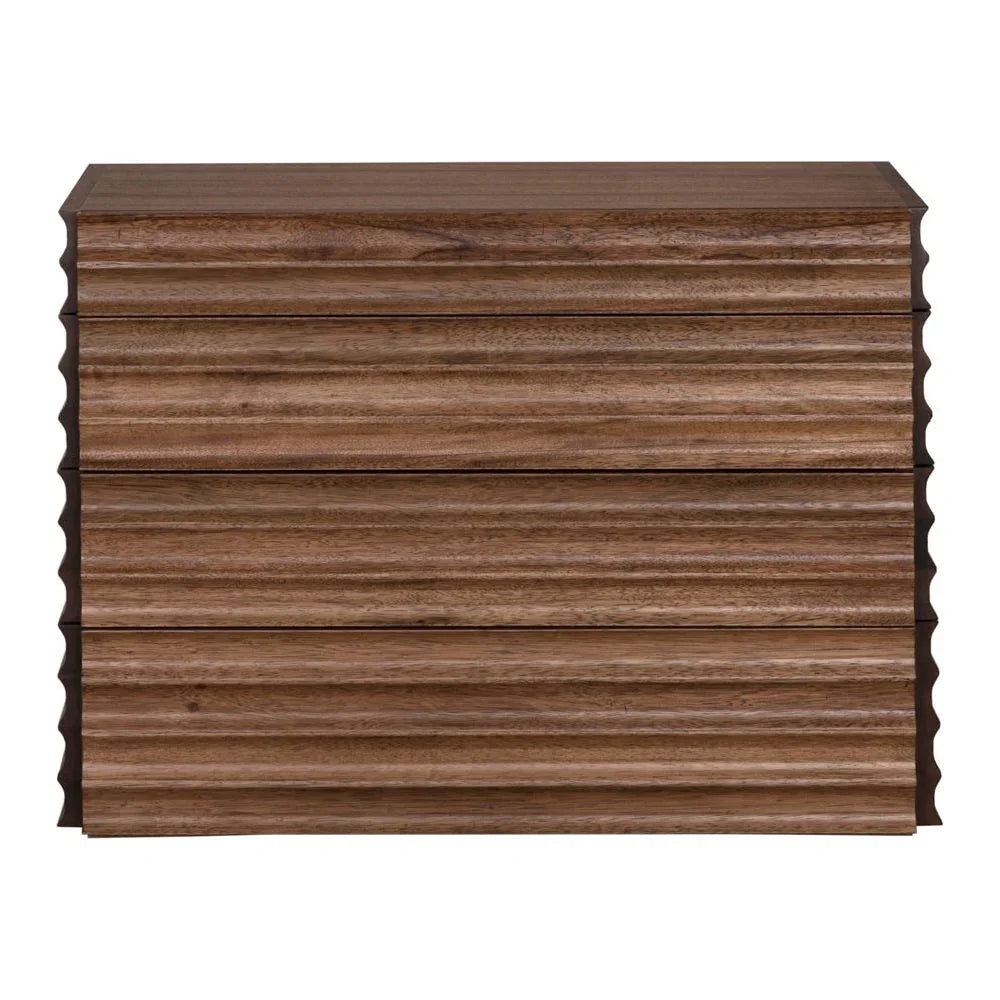 Pacelli Wooden Brown Cabinet - LOOMLAN - Noir - Accent Cabinets