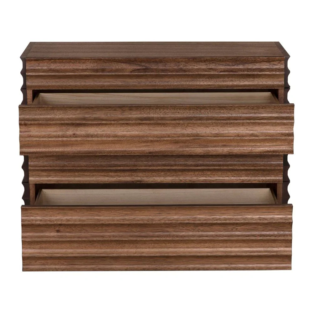 Pacelli Wooden Brown Cabinet - LOOMLAN - Noir - Accent Cabinets