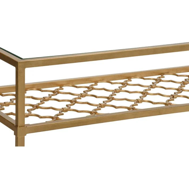 Pacific Coast Iron Framed Console Table - LOOMLAN - Chelsea House - Console Tables