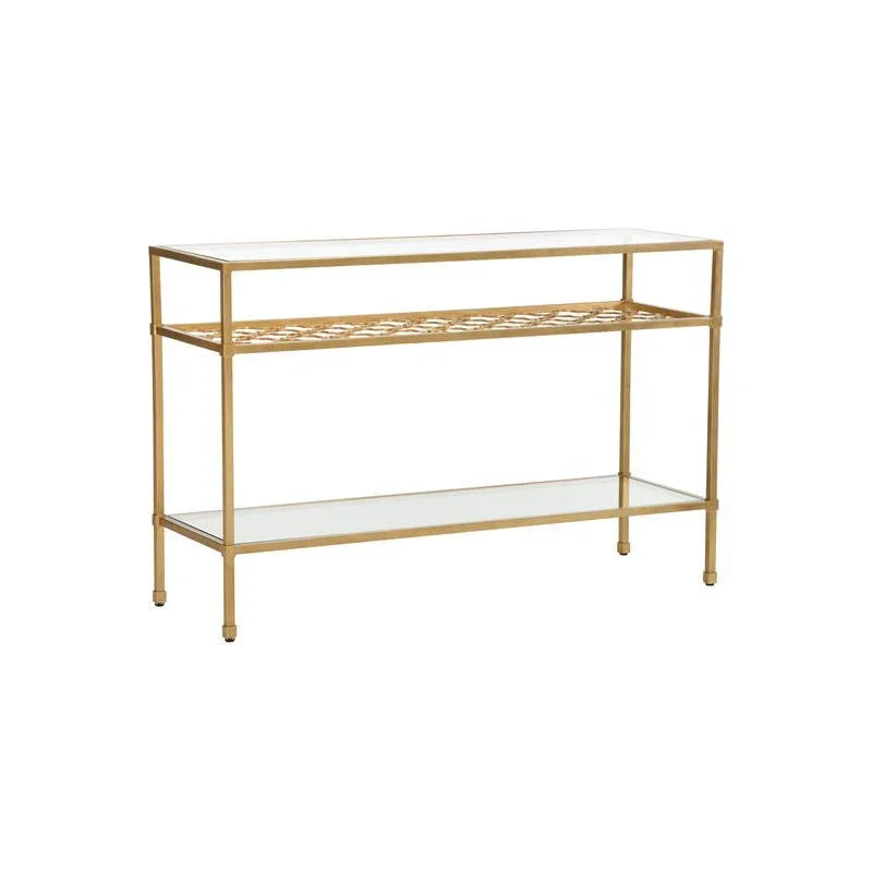 Pacific Coast Iron Framed Console Table - LOOMLAN - Chelsea House - Console Tables