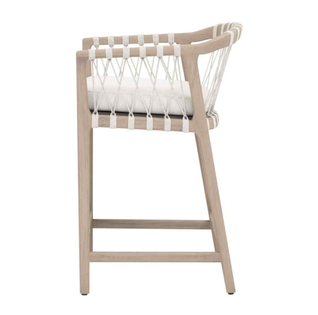 Pacific Olefin Fabric Outdoor Counter Stool