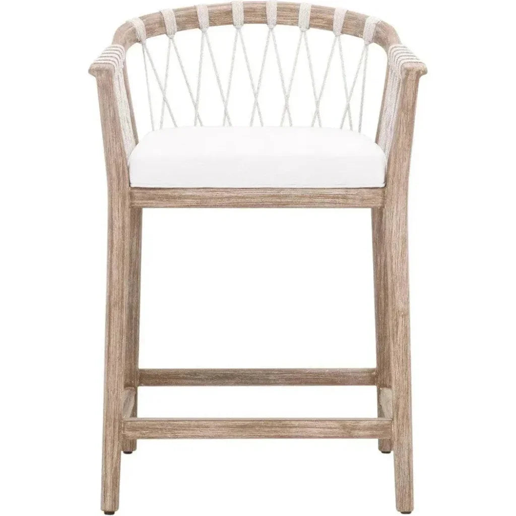 Pacific Wood Brown Counter Stool - LOOMLAN - Essentials For Living - Counter Stools