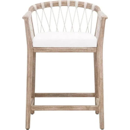 Pacific Wood Brown Counter Stool - LOOMLAN - Essentials For Living - Counter Stools