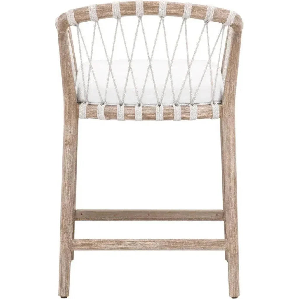 Pacific Wood Brown Counter Stool - LOOMLAN - Essentials For Living - Counter Stools