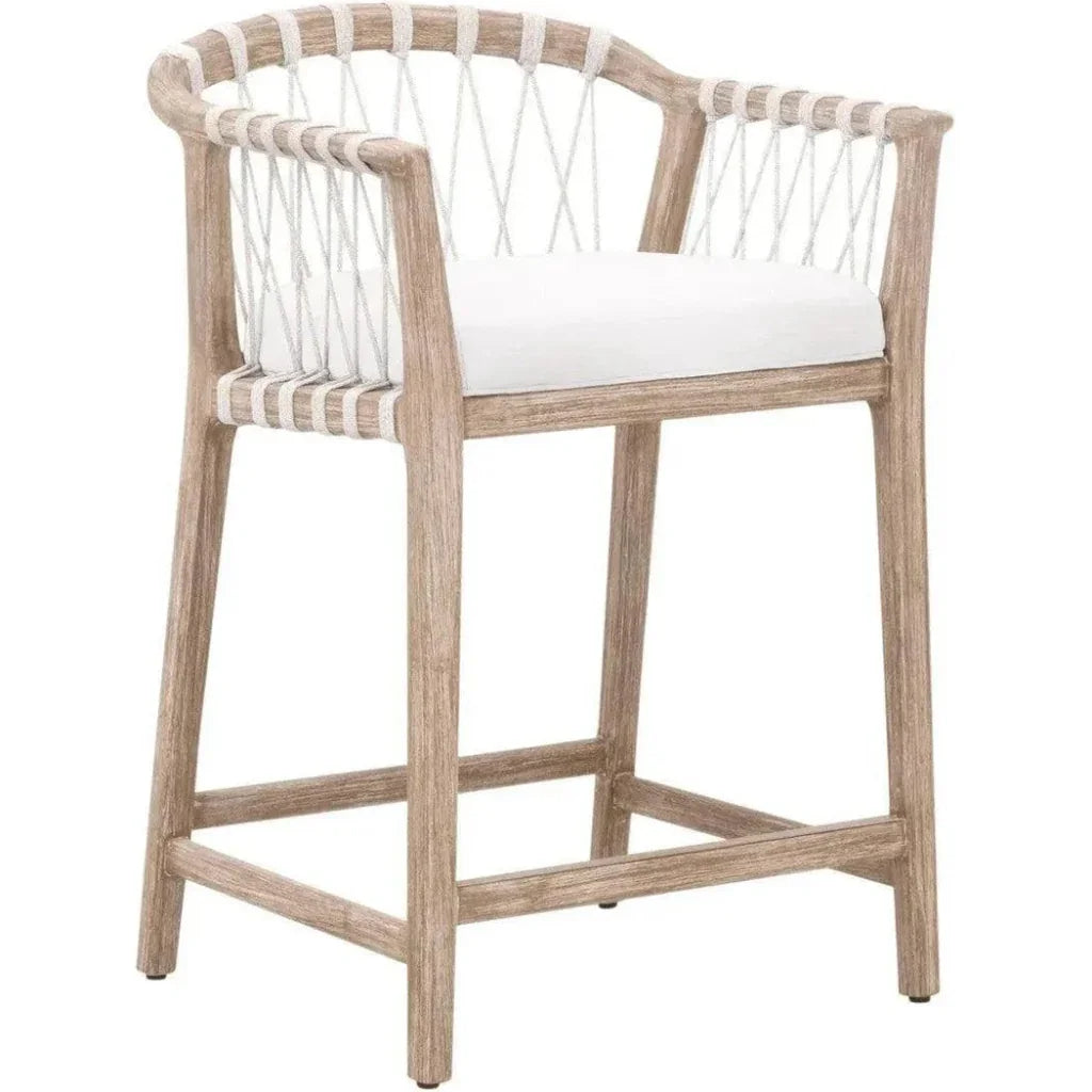 Pacific Wood Brown Counter Stool - LOOMLAN - Essentials For Living - Counter Stools