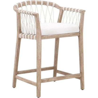 Pacific Wood Brown Counter Stool - LOOMLAN - Essentials For Living - Counter Stools