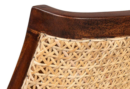 Pacora Wooden Brown Lounge Chair - LOOMLAN - Sarreid - Club Chairs