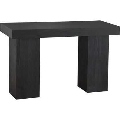 Padula Wood Black Rectangular Console Table - LOOMLAN - Bassett Mirror - Console Tables