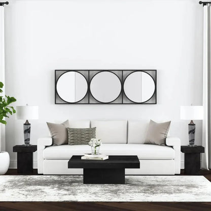 Padula Wood Black Square Cocktail Table - LOOMLAN - Bassett Mirror - Coffee Tables