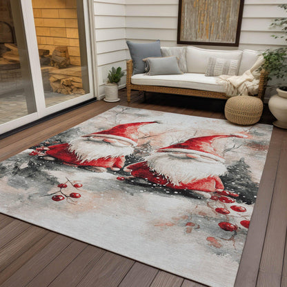 Paelara Ivory Washable Indoor-Outdoor Rug