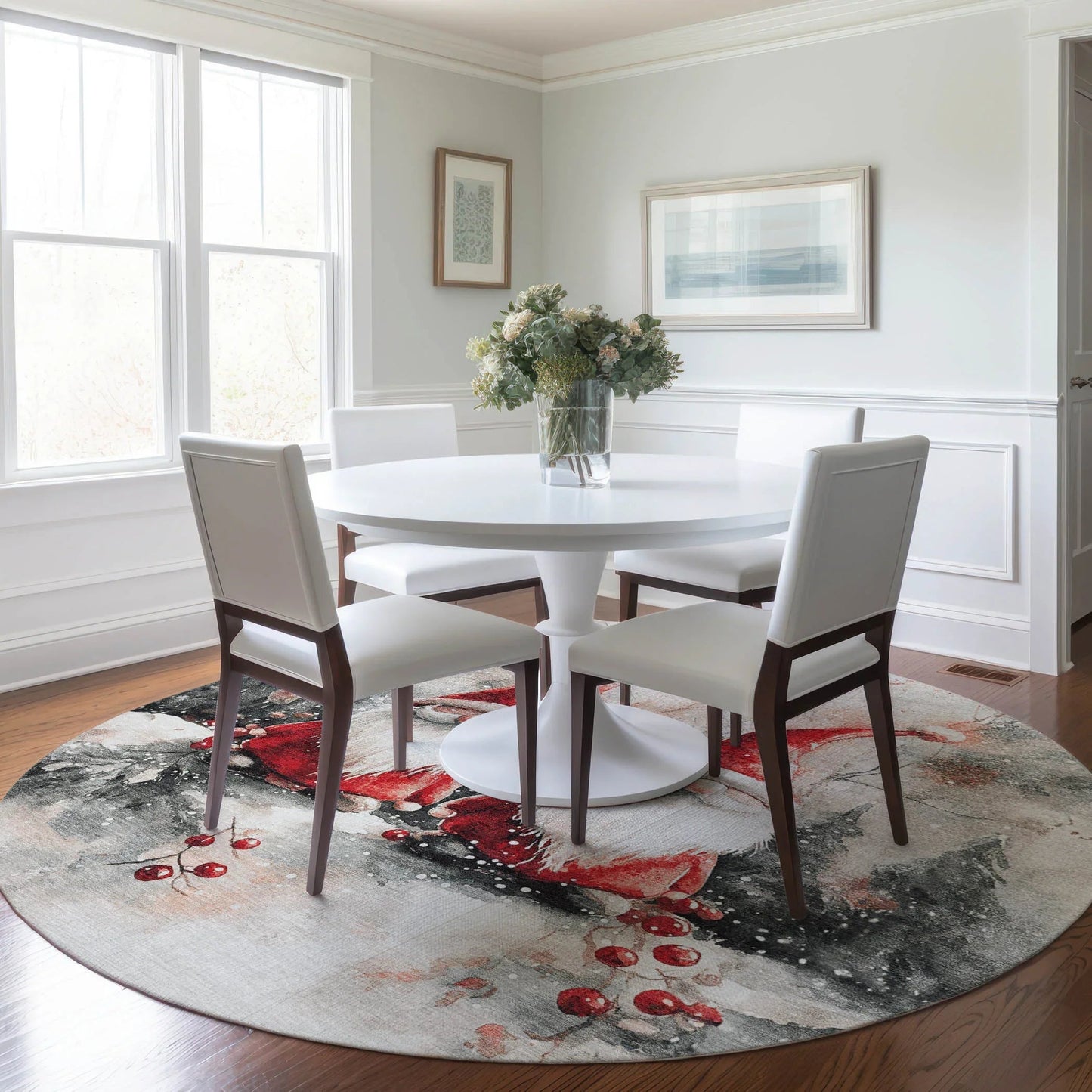 Paelara Ivory Washable Indoor-Outdoor Rug