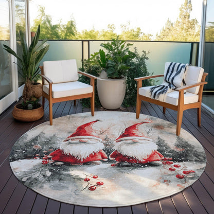 Paelara Ivory Washable Indoor-Outdoor Rug