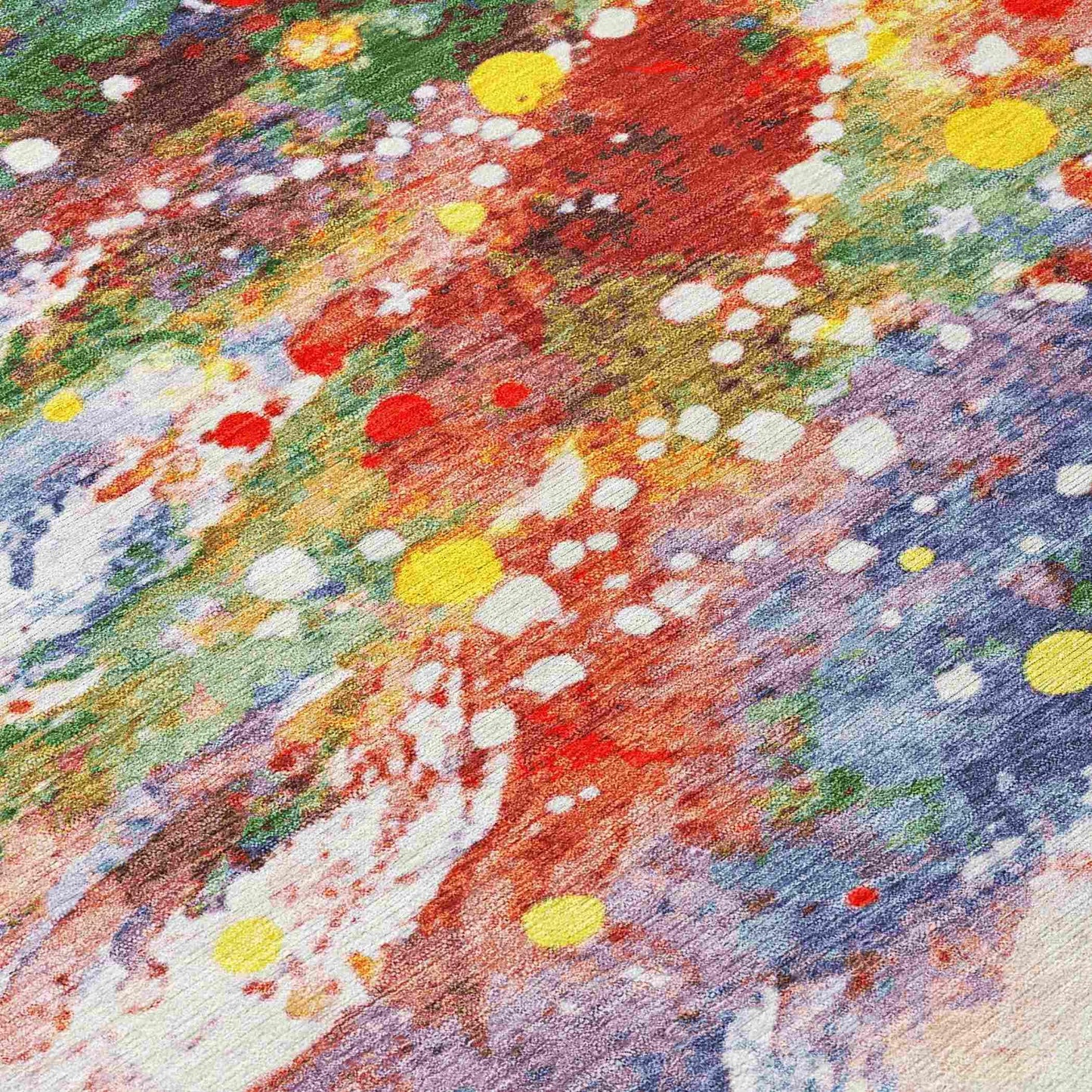 Paelaris Ivory Washable Indoor-Outdoor Rug