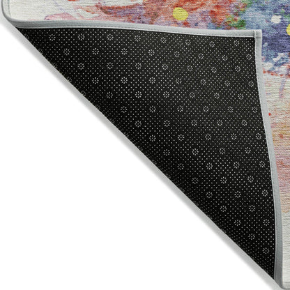 Paelaris Ivory Washable Indoor-Outdoor Rug