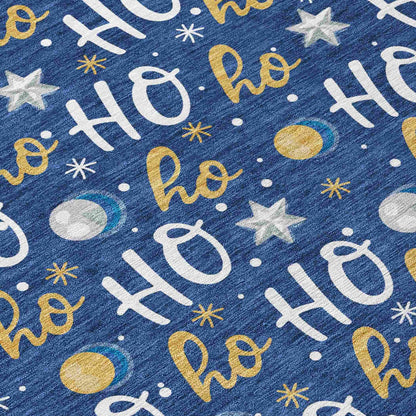 Paelien Blue Washable Indoor-Outdoor Rug