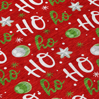 Paelien Red Washable Indoor-Outdoor Rug