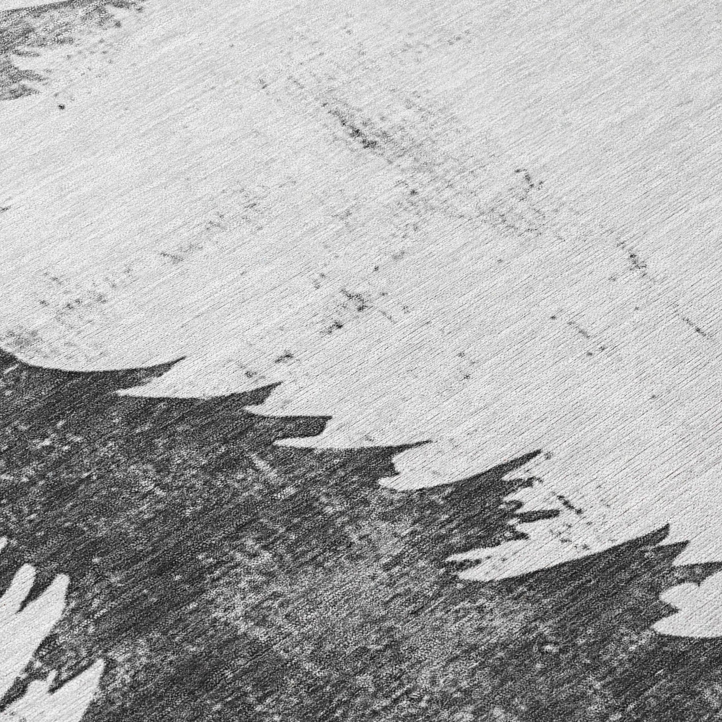 Paelion Gray Washable Indoor-Outdoor Rug