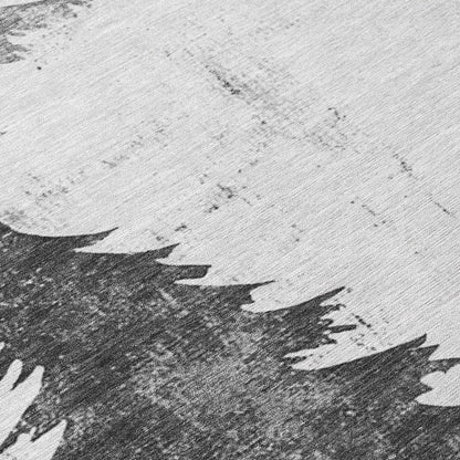 Paelion Gray Washable Indoor-Outdoor Rug