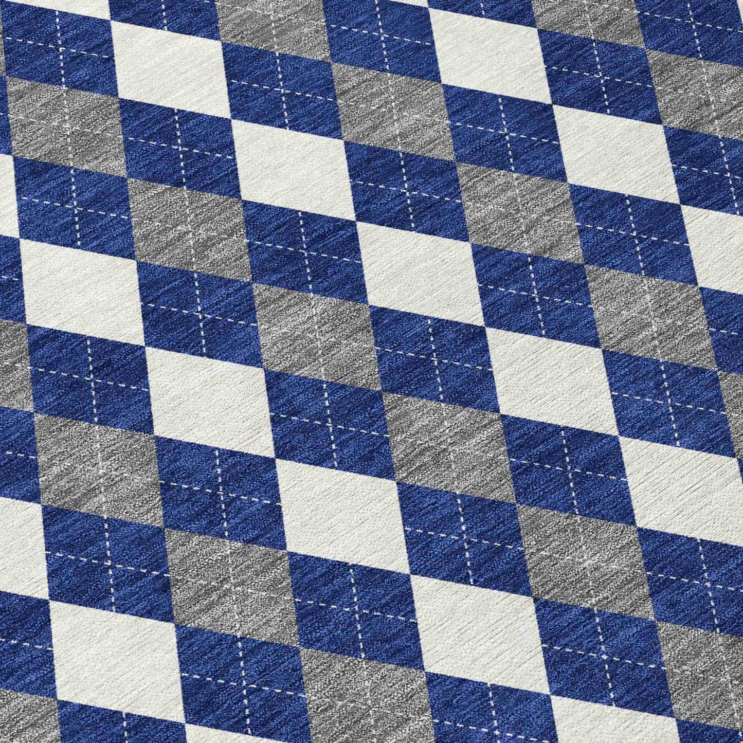 Paelira Blue Washable Indoor-Outdoor Rug