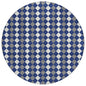 Paelira Blue Washable Indoor-Outdoor Rug