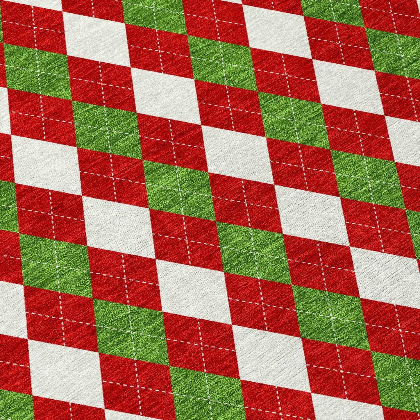 Paelira Red Washable Indoor-Outdoor Rug