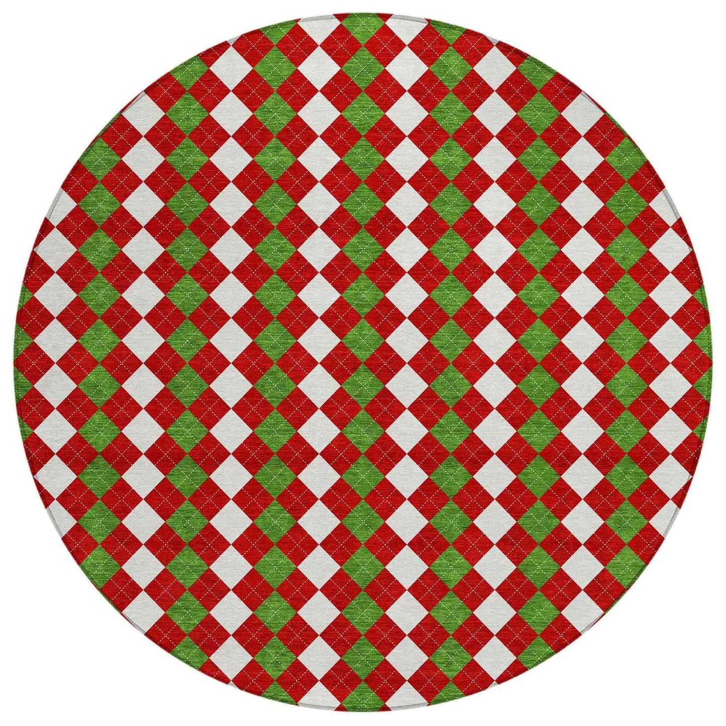 Paelira Red Washable Indoor-Outdoor Rug