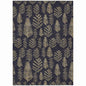 Paelius Black Washable Indoor-Outdoor Rug