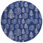 Paelius Blue Washable Indoor-Outdoor Rug