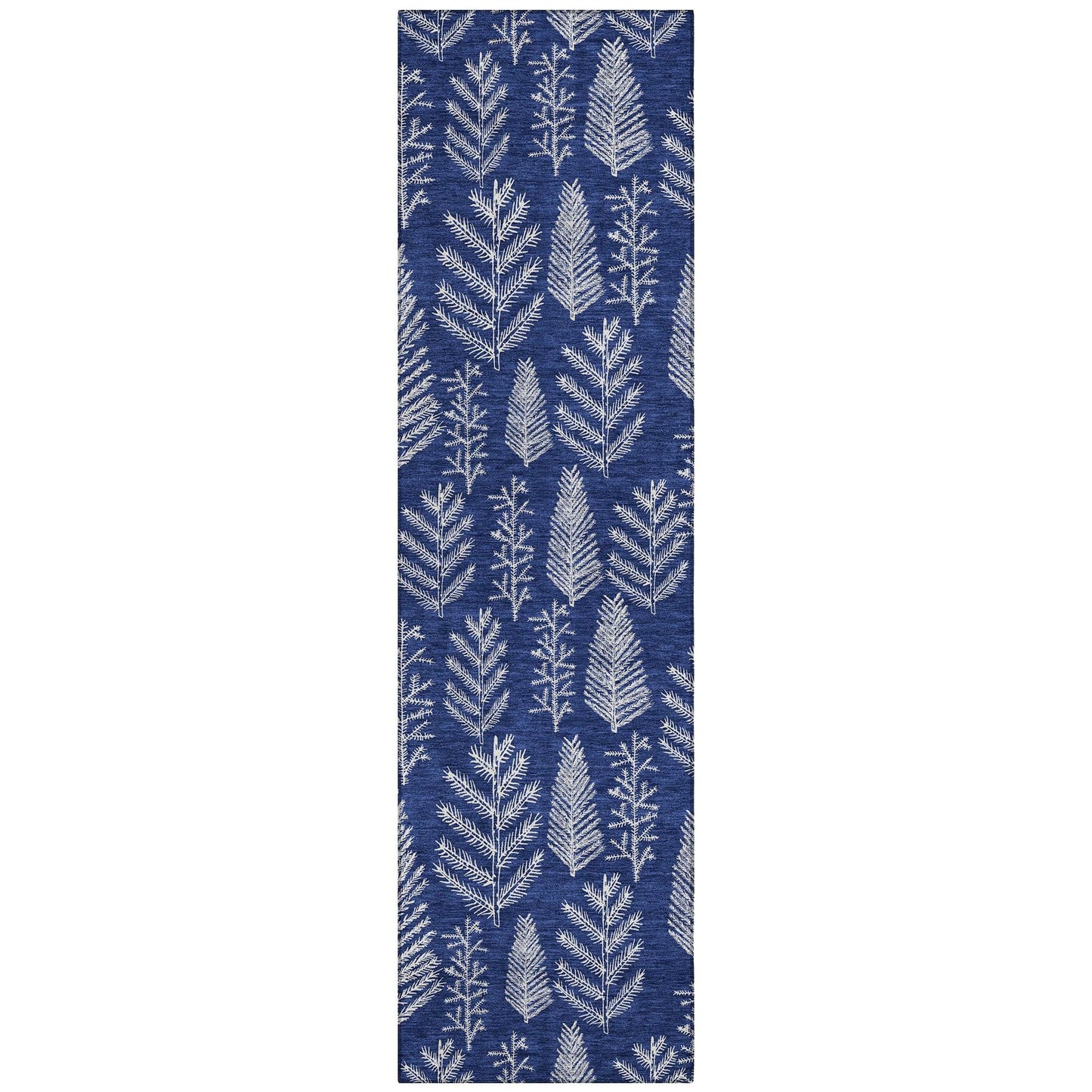 Paelius Blue Washable Indoor-Outdoor Rug