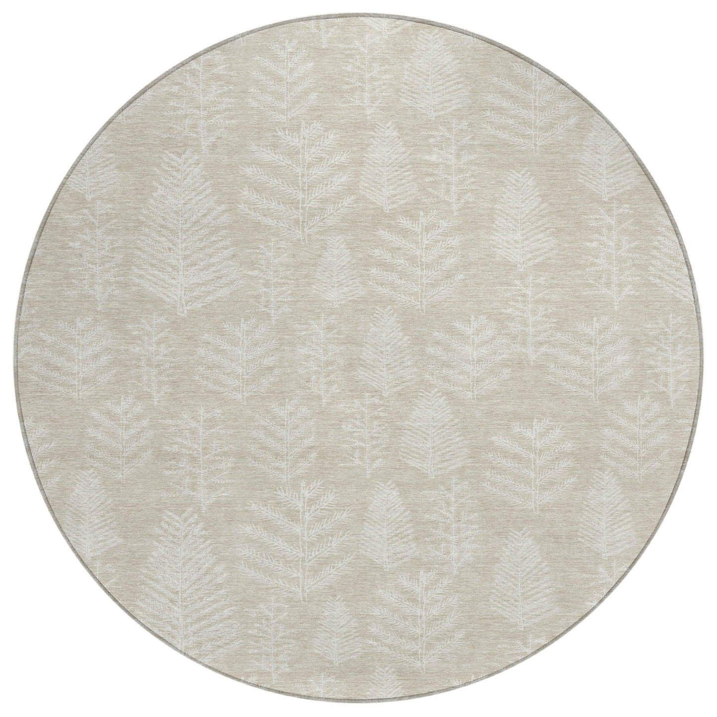Paelius Brown Washable Indoor-Outdoor Rug