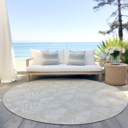 Paelius Brown Washable Indoor-Outdoor Rug