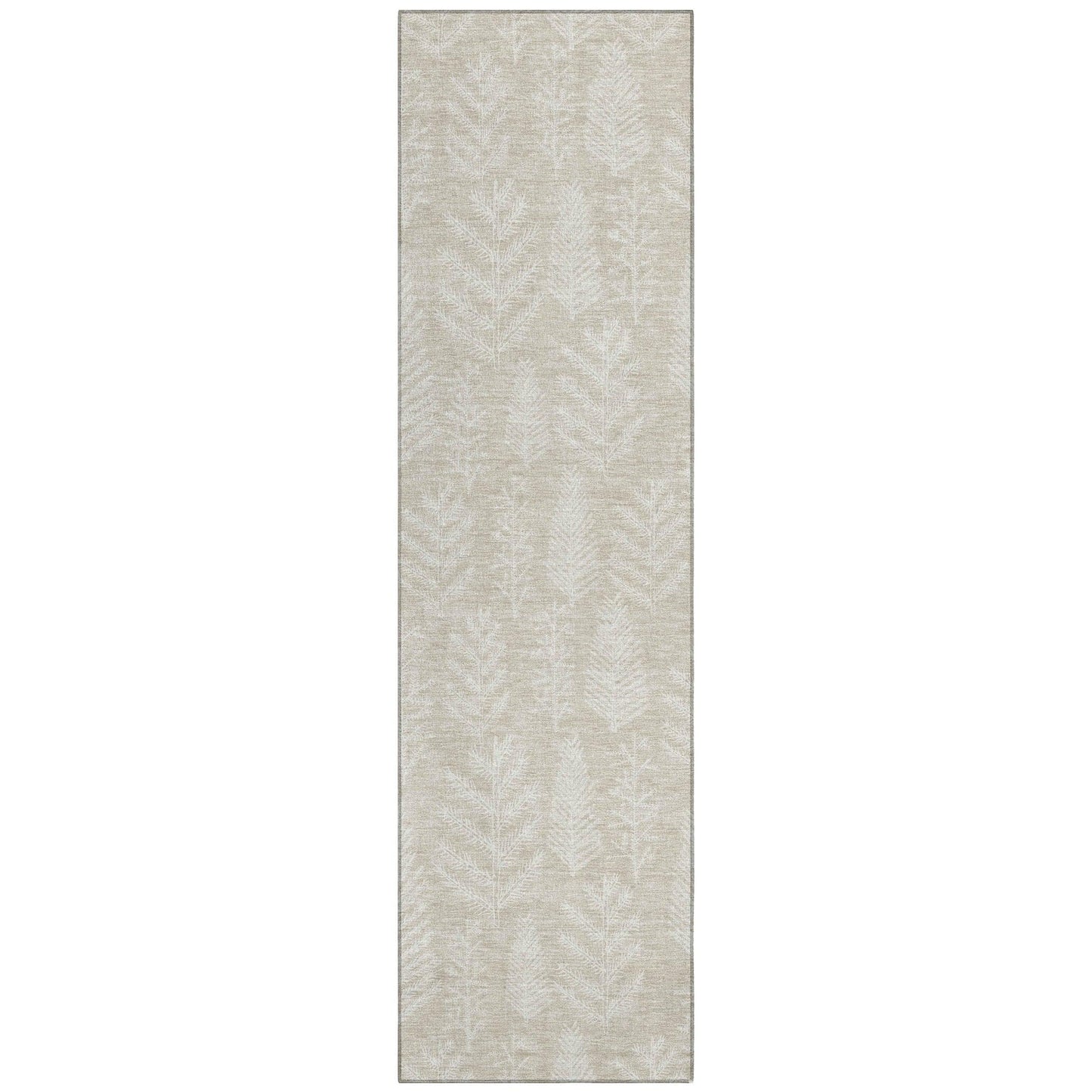 Paelius Brown Washable Indoor-Outdoor Rug