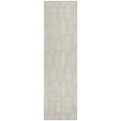 Paelius Brown Washable Indoor-Outdoor Rug