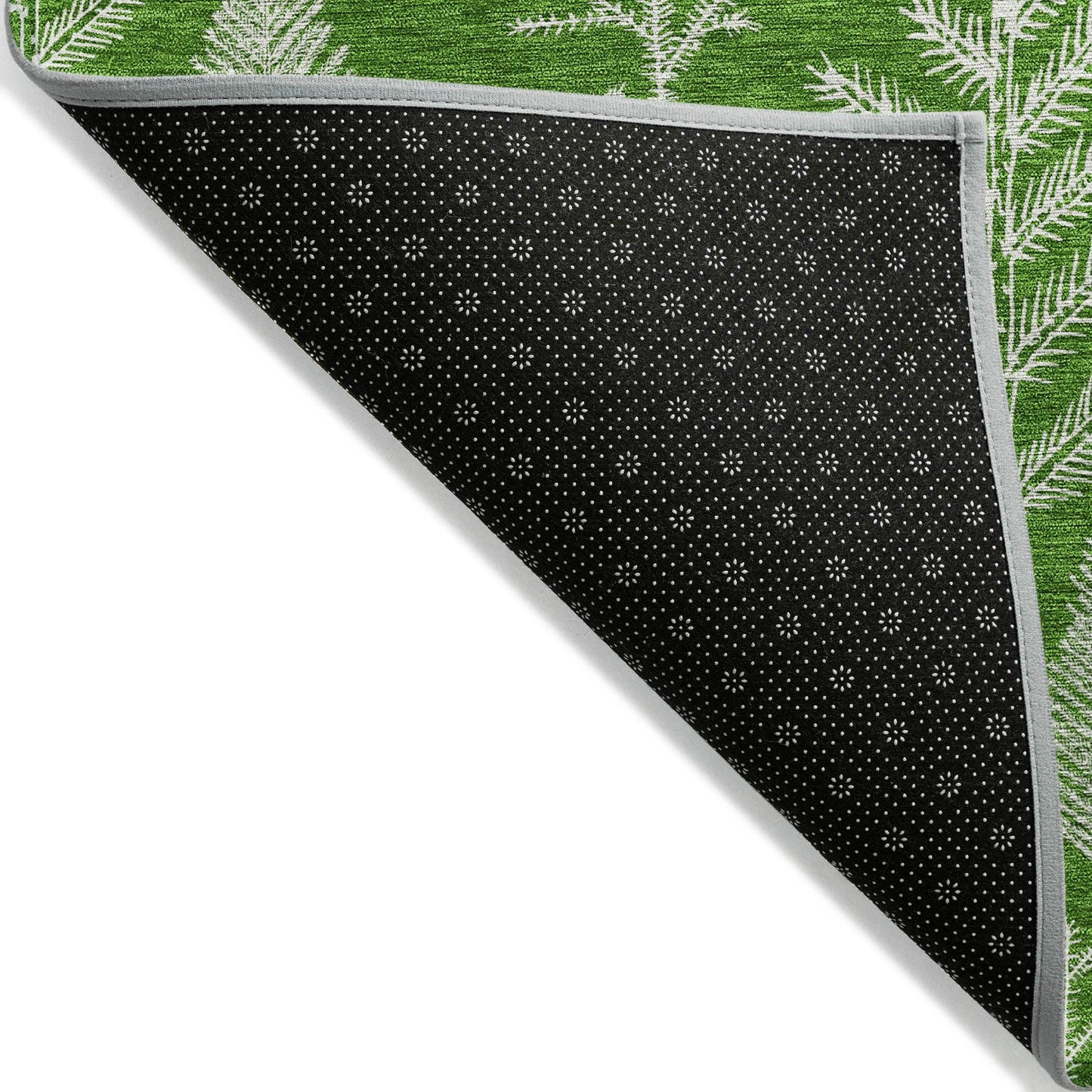 Paelius Green Washable Indoor-Outdoor Rug