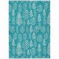 Paelius Teal Washable Indoor-Outdoor Rug