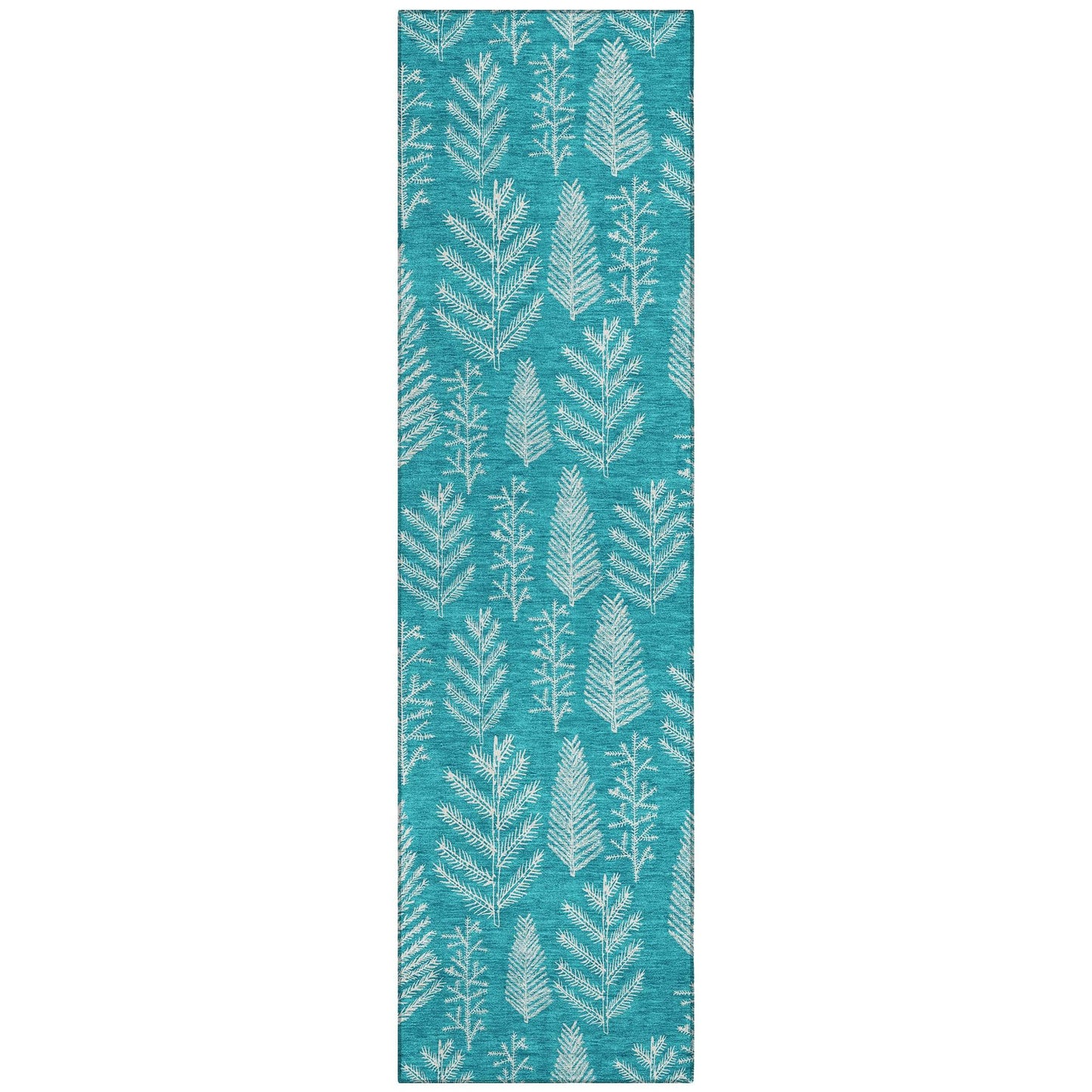 Paelius Teal Washable Indoor-Outdoor Rug