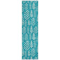 Paelius Teal Washable Indoor-Outdoor Rug