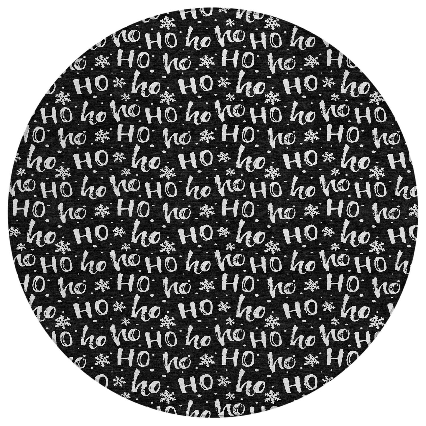 Paelon Black Washable Indoor-Outdoor Rug