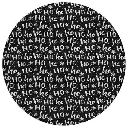 Paelon Black Washable Indoor-Outdoor Rug